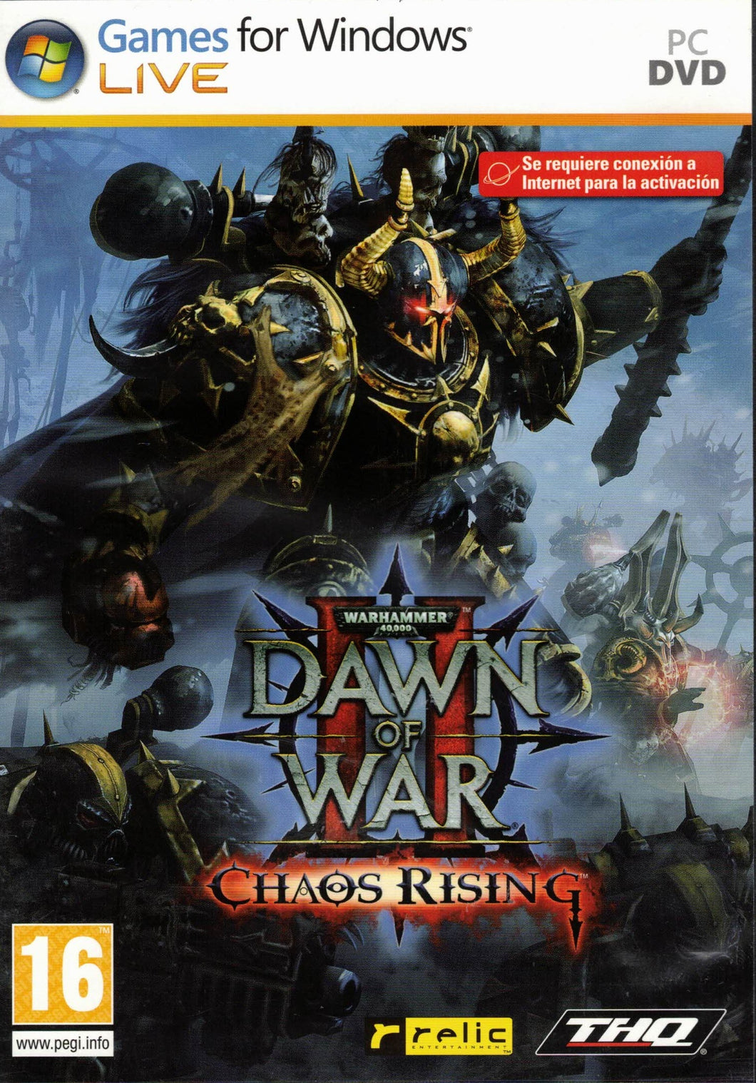 Dawn Of War 2 - Chaos Rising (PC-DVD)(de segunda mano muy bueno)