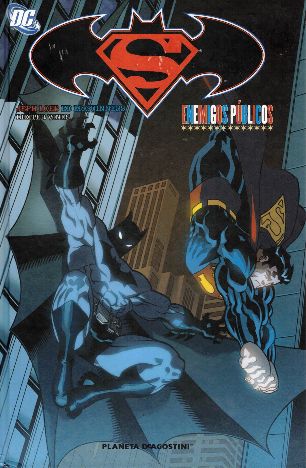 SUPERMAN/BATMAN ENEMIGOS PÚBLICOS - C-198 - JEPH LOEB & ED MCGUINNESS (DC Cómics)(de segunda mano bueno, tapa dura)