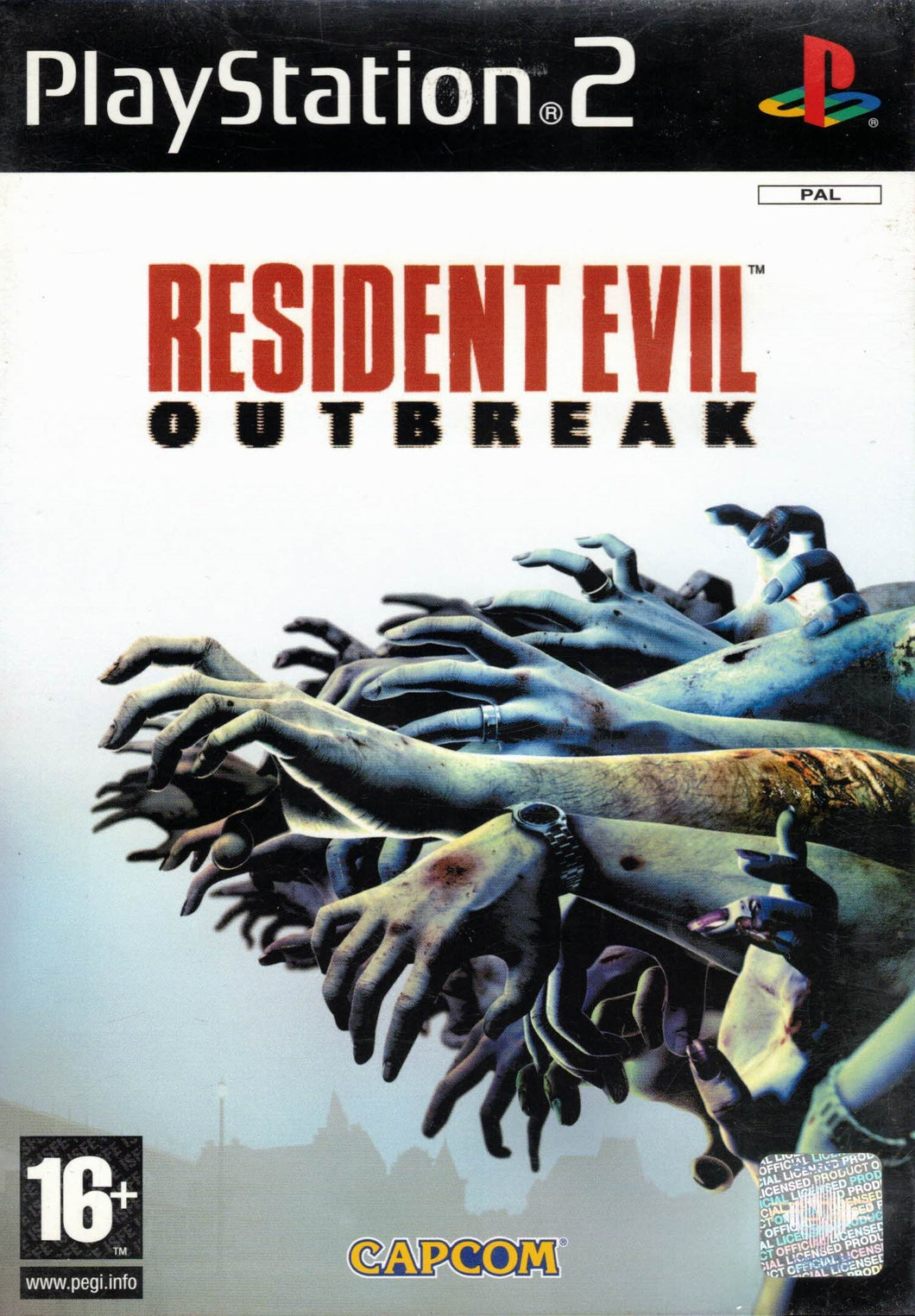 RESIDENT EVIL OUTBREAK (PS2)(very good second-hand, no manual, IMPORTED game)