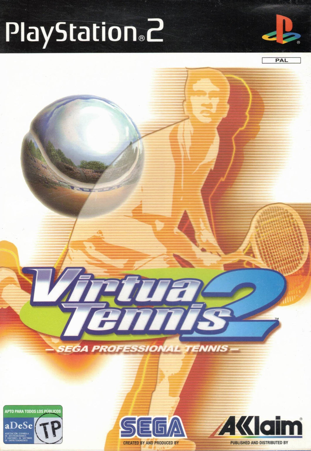 Virtua Tennis 2 (ps2) c-154 (very good second-hand)