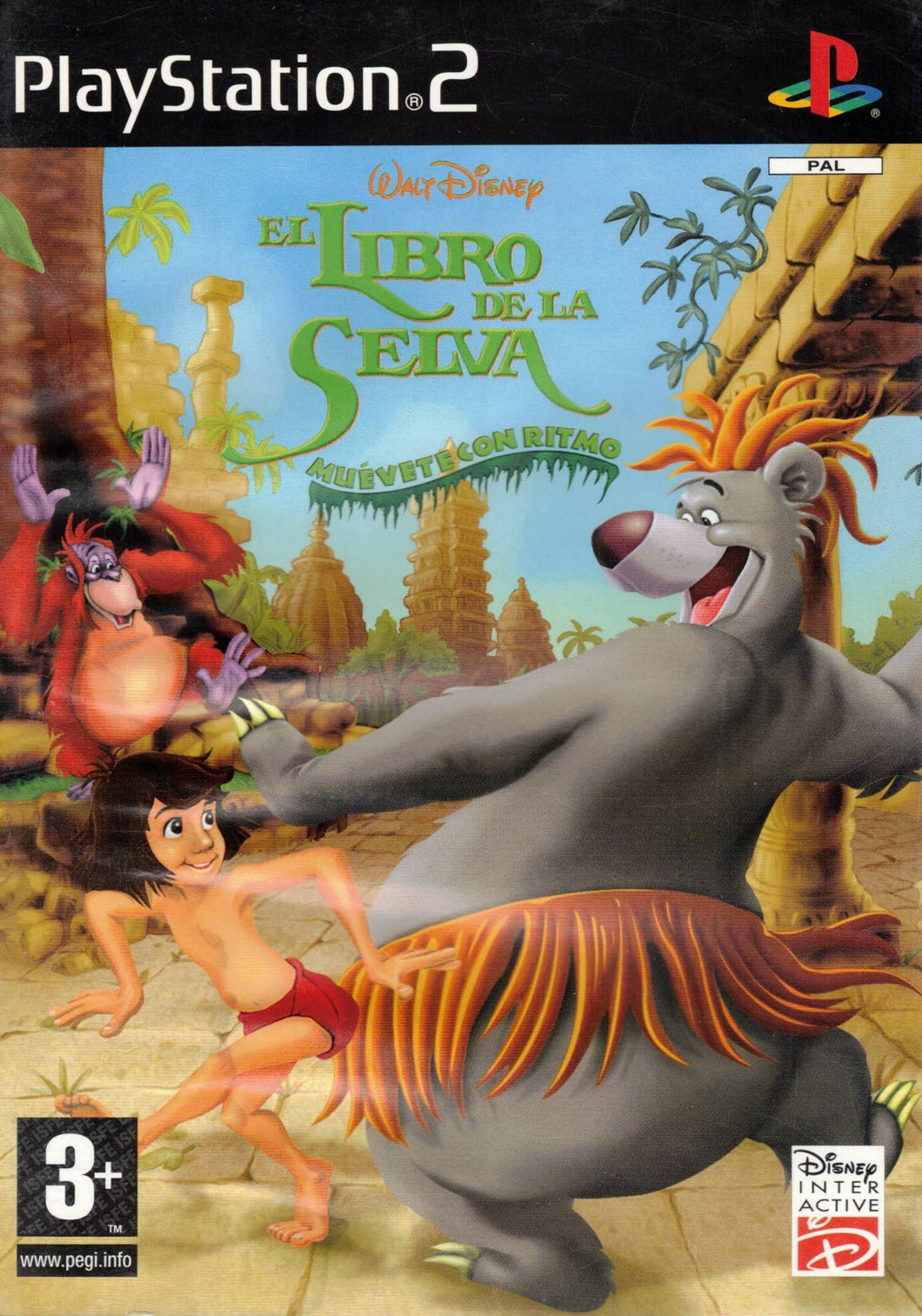 EL LIBRO DE LA SELVA - MUÉVETE CON RITMO (ps2) Walt Disney (de segunda mano)