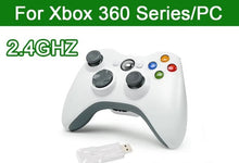 Load image into Gallery viewer, Wireless controller for Xbox 360 and PC, 2.4G (NEW) WHITE
