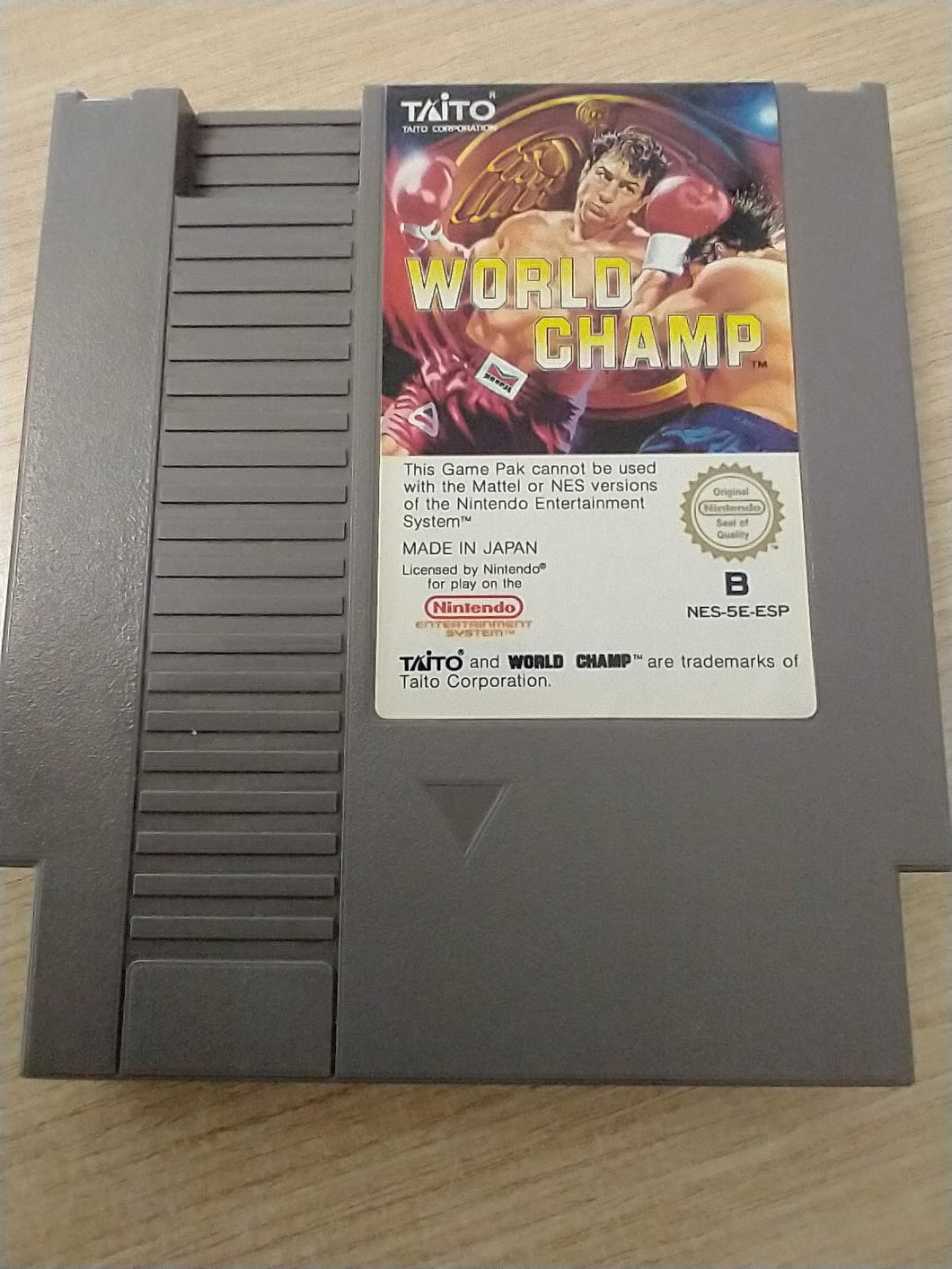 WORLD CHAMP NINTENDO (NES) TAITO (second-hand good, cartridge only)