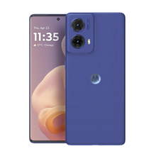 Load image into Gallery viewer, Motorola Moto g85 5G 24GB (12GB+12GB RAM Boost) 256GB Blue, 6.67" Endless Edge Display and Dolby Atmos Sound, 50MP Sony LYTIA 600 Camera with OIS, 5000 mAh Battery, TurboPower 30W Charging (NEW display model)(No charger included)
