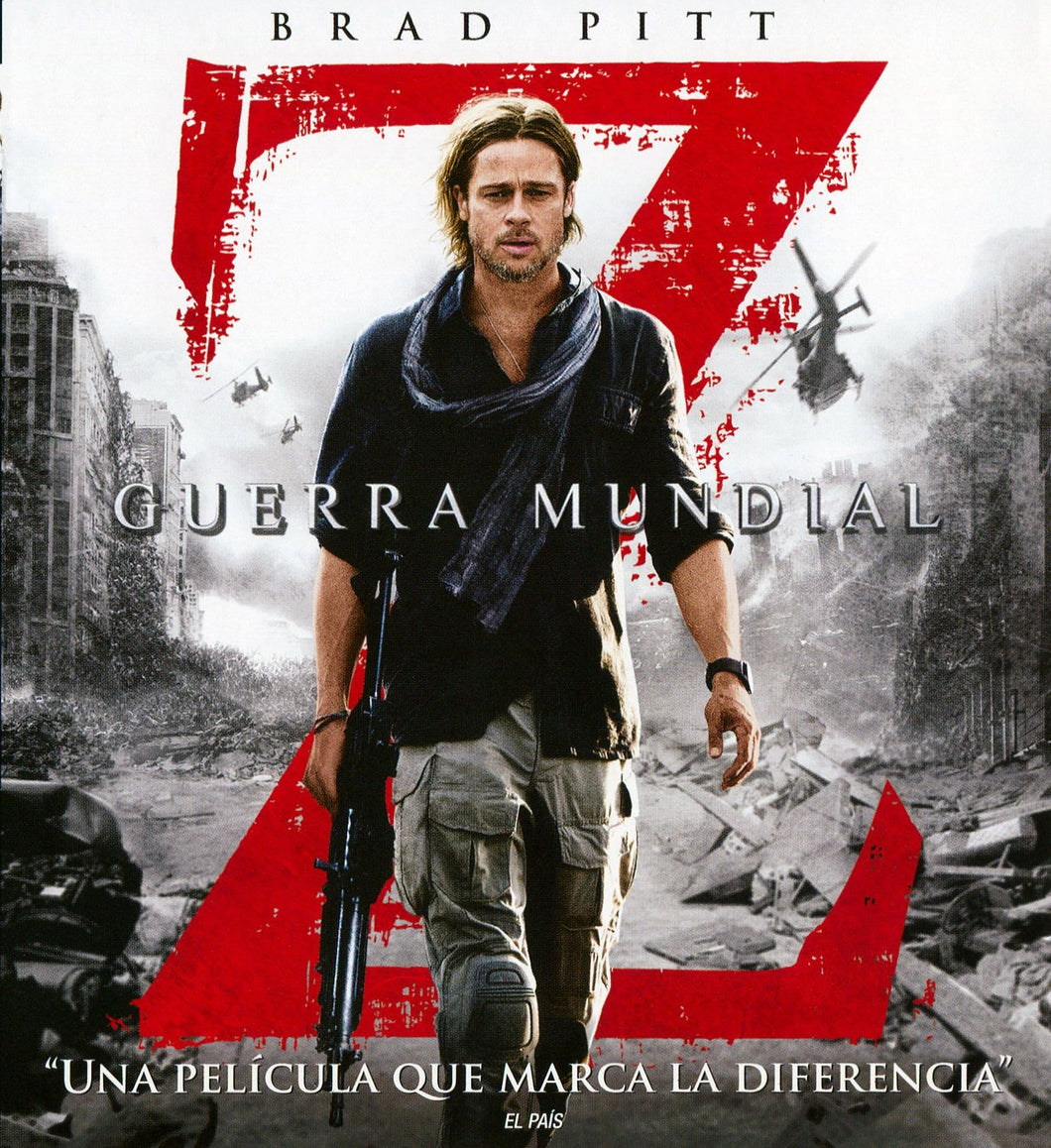 GUERRA MUNDIAL Z (BLU-RAY)(SOLO DISCO, de segunda mano bueno)