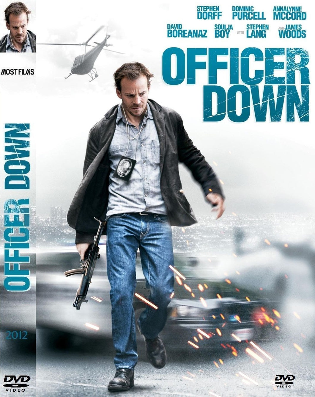 OFFICER DOWN (DVD)(SOLO DISCO, de segunda mano bueno)