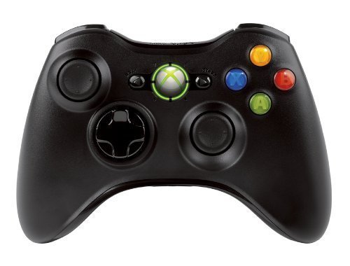 Mando Xbox 360 inalámbrico Negro Original (de segunda mano bueno)
