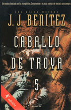 Load image into Gallery viewer, Trojan horse 5 (book) JJ BENÍTEZ (very good second hand) 
