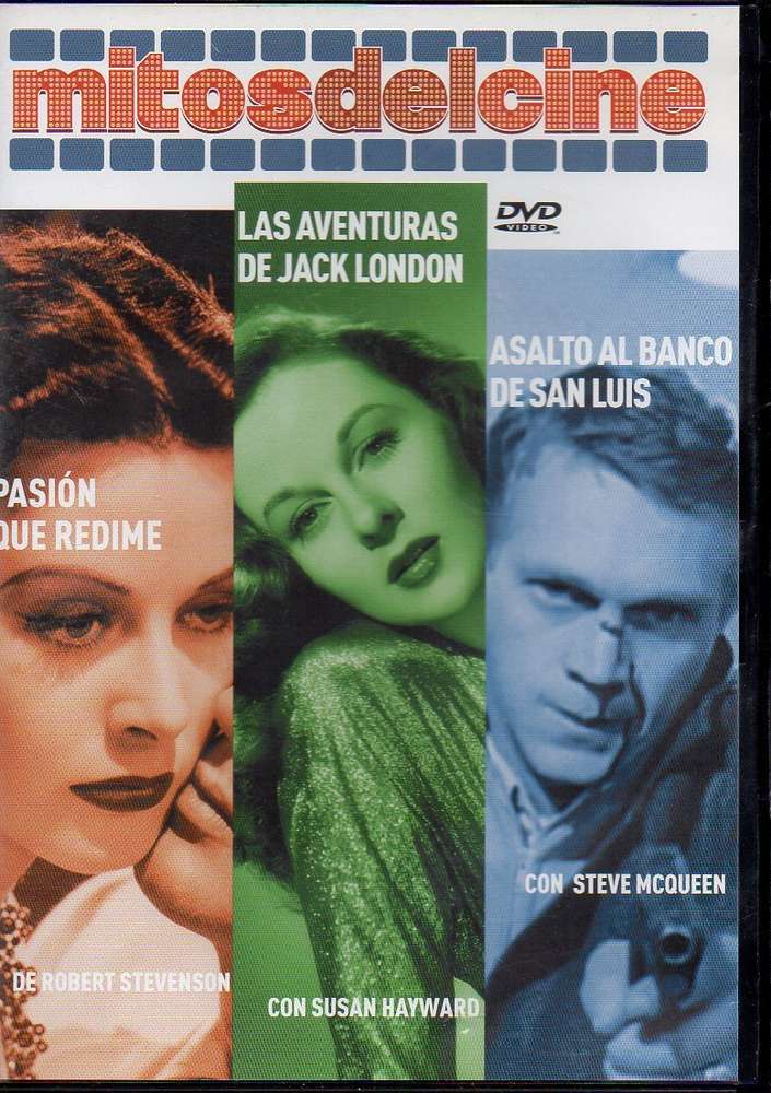 Pasión que redime; Las aventuras de Jack London; Asalto al banco de San Luis (DVD)