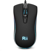 Load image into Gallery viewer, Rii RM105 wired mouse, Multicolor RGB LED backlight (NEW)
