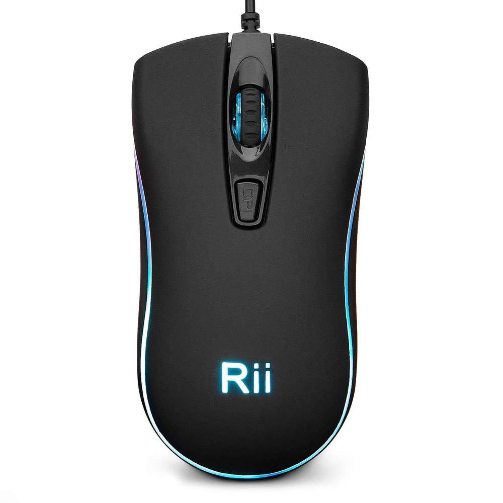 Rii RM105 wired mouse, Multicolor RGB LED backlight (NEW)