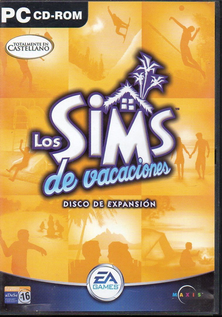 LOS SIMS DE VACACIONES (DISCO EXPANSION) (PC CD-ROM) EA GAME (de segunda mano muy bueno)