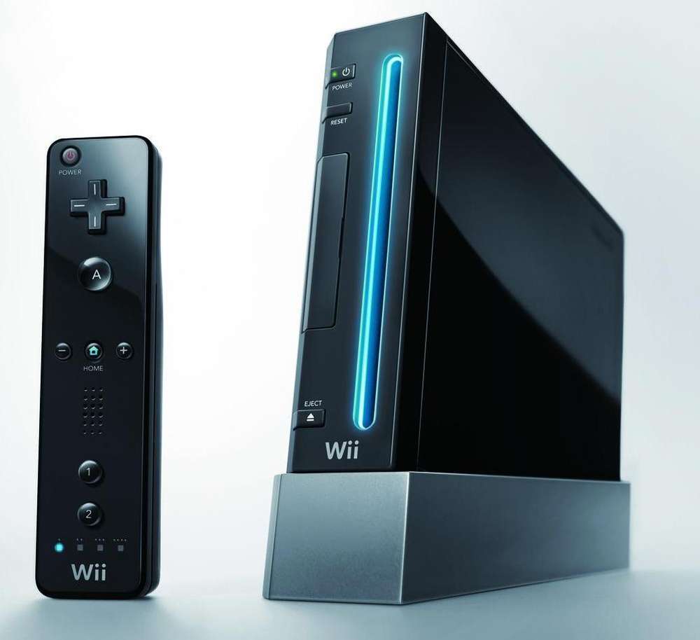 Black Wii console + C-164 controller (good second hand)