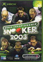 Load image into Gallery viewer, World Championship Snooker 2003 (XBOX) (very good second hand)
