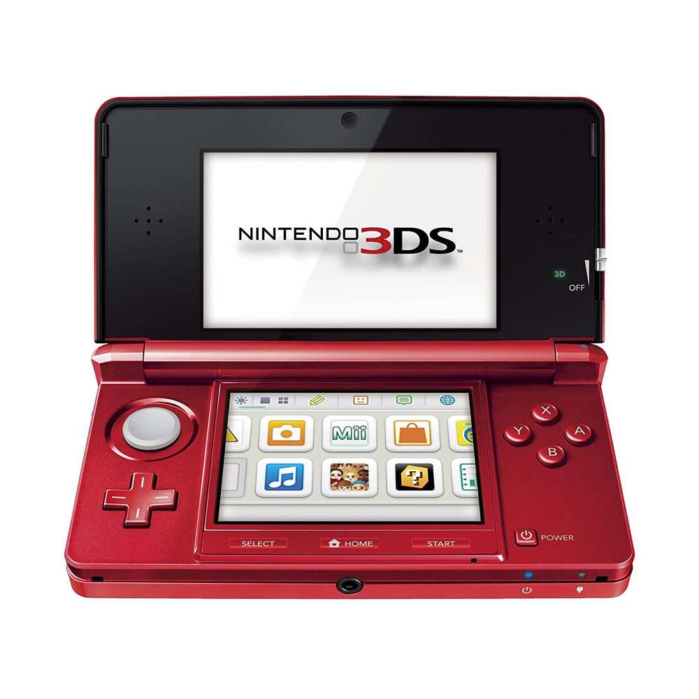 Nintendo 3DS Console - Metallic Red Color