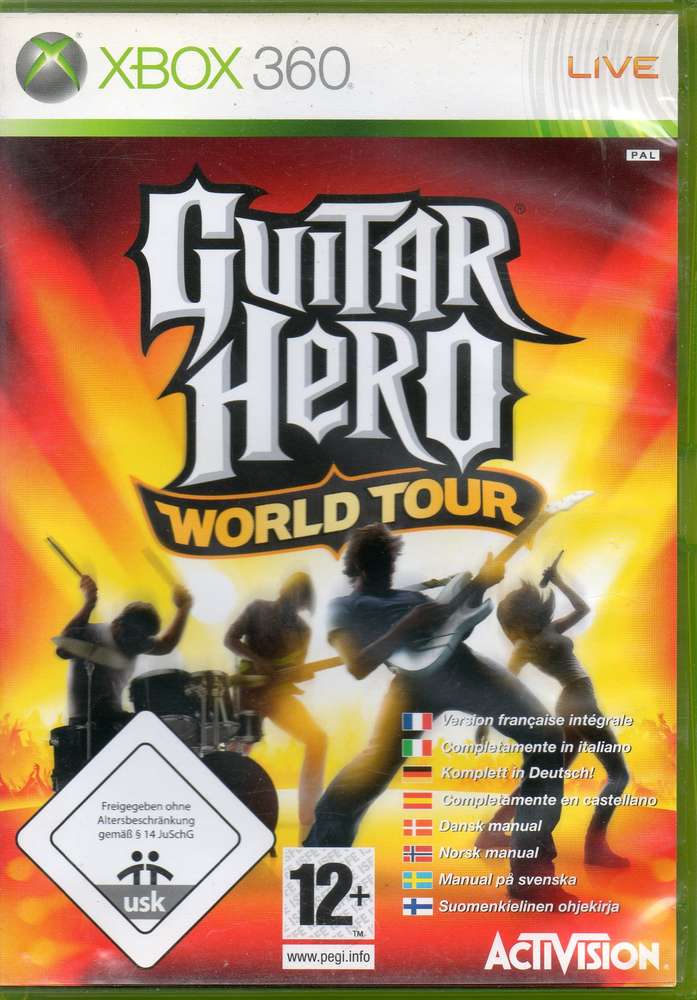 Guitar Hero World Tour (XBOX 360) (second hand good, game only)