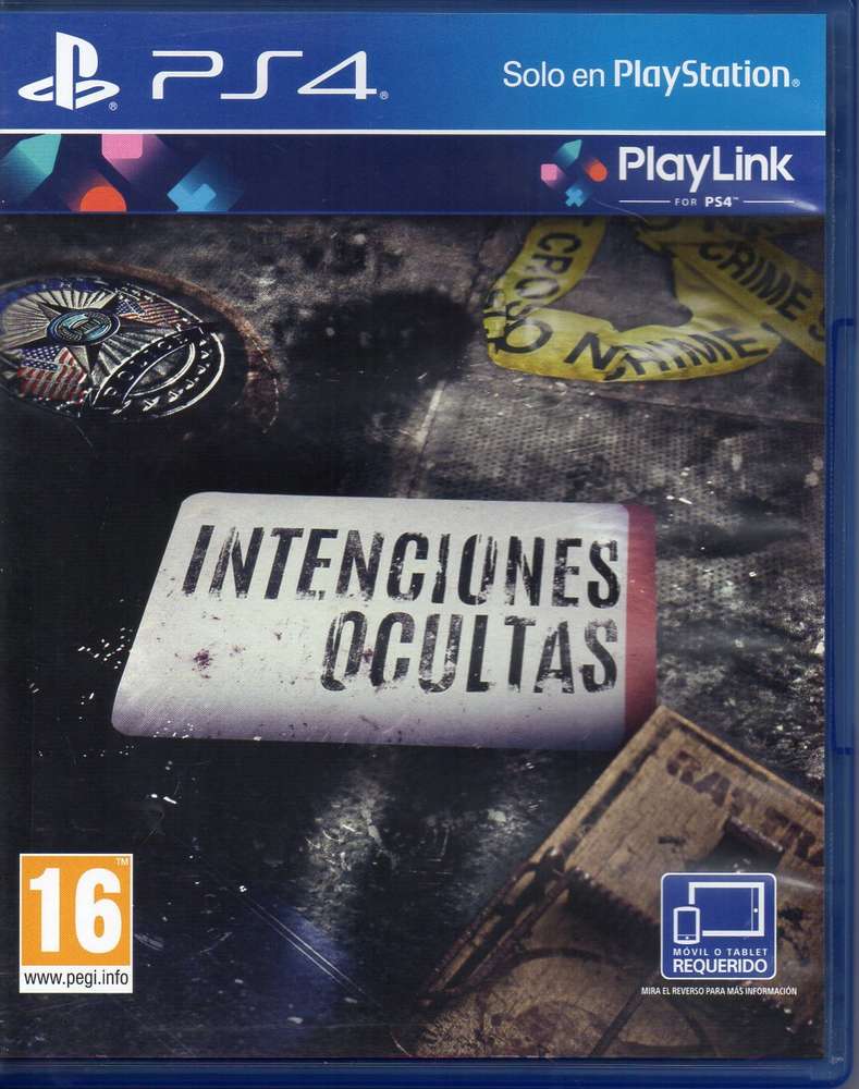 Hidden Intentions (PS4) (Playlink) (very good second hand) 