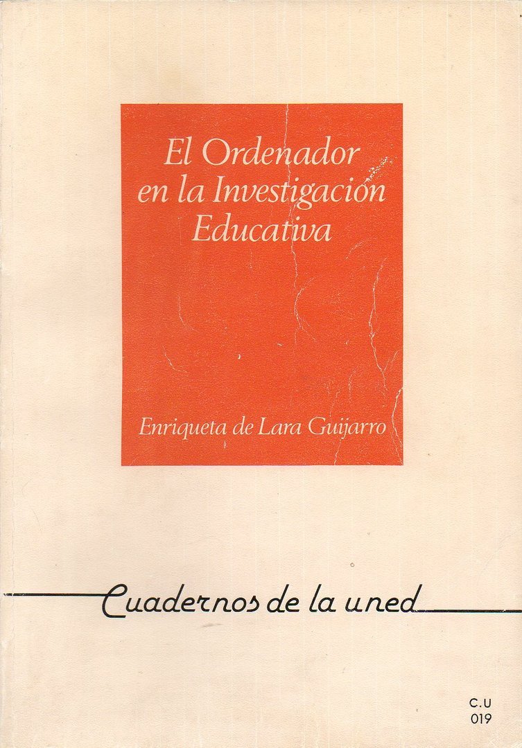 El ordenador en la investigación educativa (Libro Tapa blanda, de segunda mano) – 1 septiembre 1997