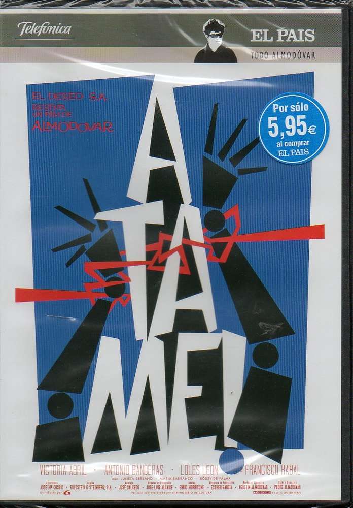 TIE ME! (dvd) EL PAIS Edition (very good second-hand) Pedro Almodóvar