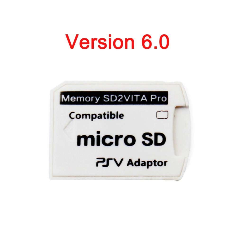 Adaptador de Tarjeta de Memoria para PS VITA V6.0 SD2VITA Pro, 1000 2000, tarjeta Micro SD (nueva)