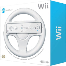 Load image into Gallery viewer, OFFICIAL White Wii Steering Wheel (good used, controller sold separately)
