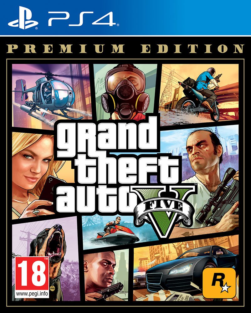 Grand Theft Auto V - Premium Edition (PS4) (NEW)