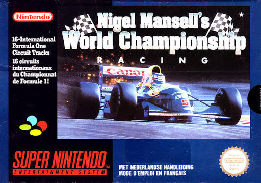 Nigel Mansell´s World Championship (SUPER NINTENDO) (very good second hand, cartridge only)