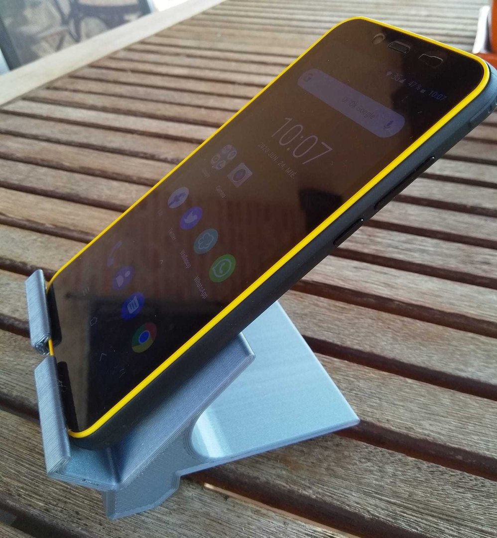 SGAME Soporte Teléfono : Dock – Base para Teléfono - Smartphones – Color Gris (NUEVO, impresión 3D)