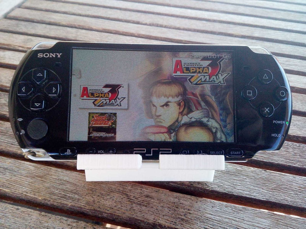 WHITE PSP BASE (FOR PSP MODEL 2000 OR 3000) (PSP DOCH)(NEW)(3D PRINT) 