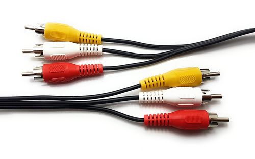 3 x RCA Male to 3 X RCA Male Cable Audio Video Composite RCA