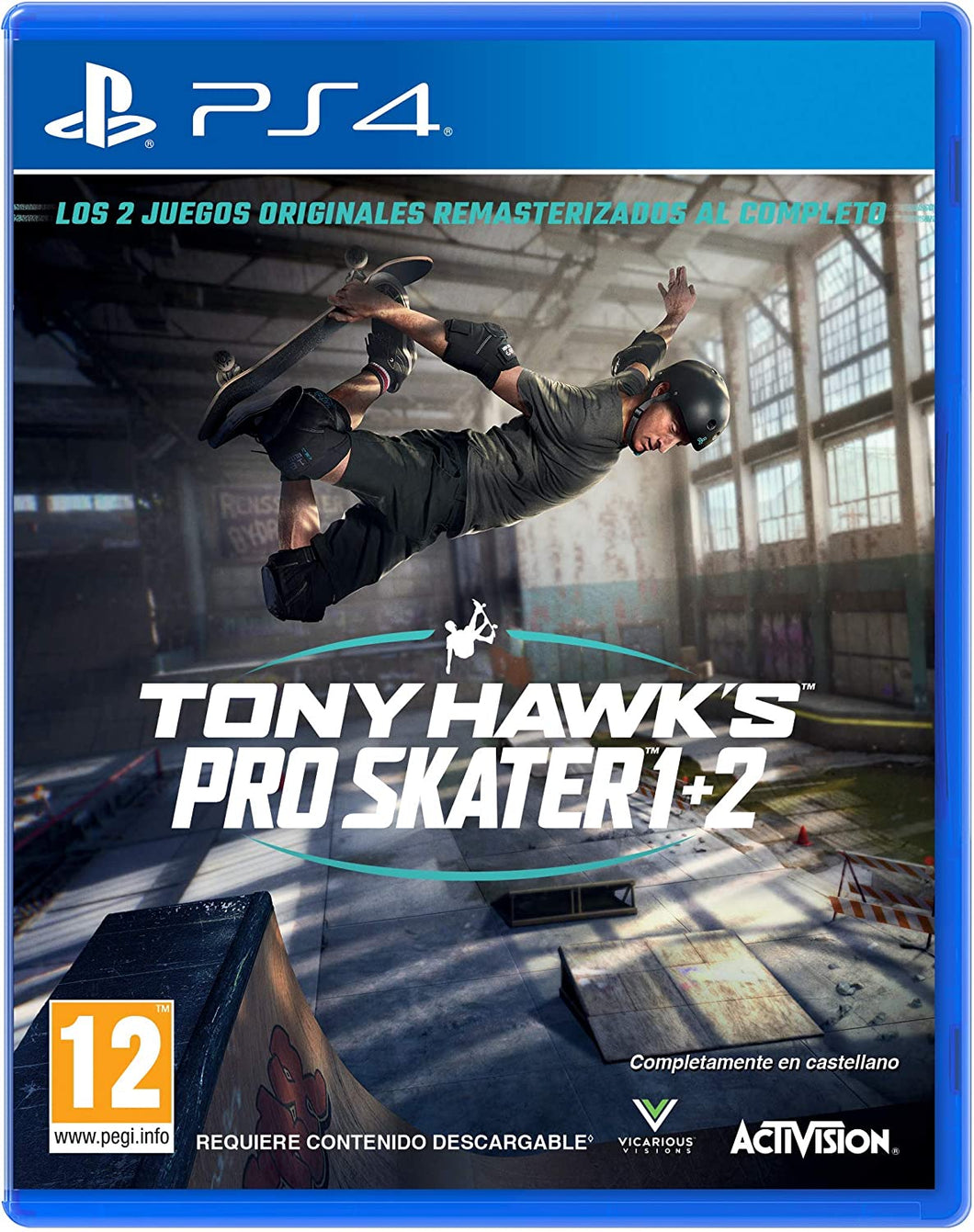 JUEGO SONY PS4 TONY HAWK'S PRO SKATER 1+2
