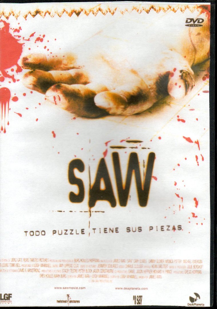 SAW - EVERY PUZZLE HAS ITS PIECES (DVD) (good second hand, disc only)