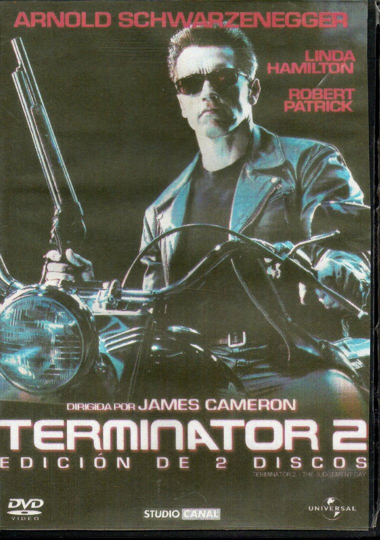 TERMINATOR 2 EDICIÓN 2 DISCOS (DVD) (de segunda mano bueno, solo discos)