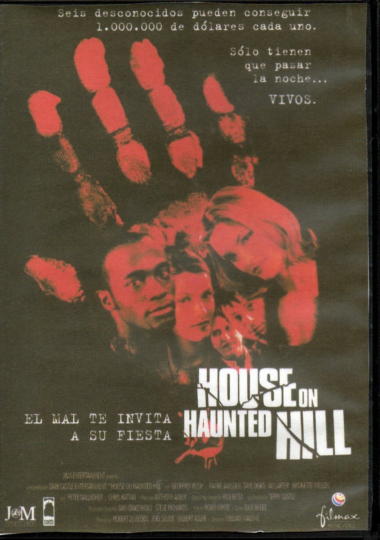 HOUSE ON HAUNTED HILL (DVD) (second hand good, disc only)