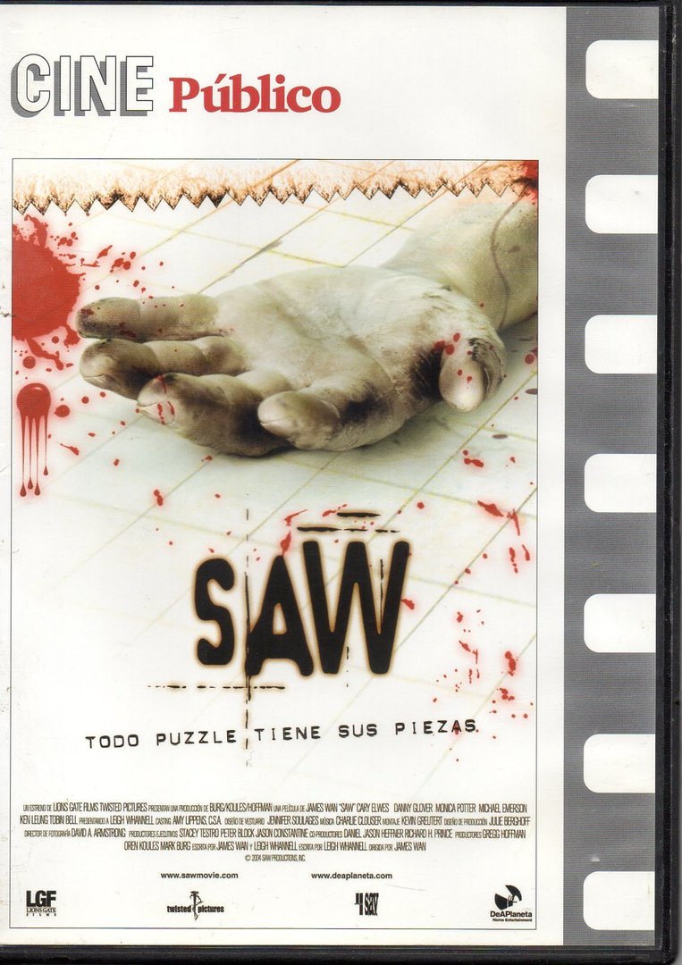 SAW - TODO PUZZLE TIENE SUS PIEZAS (DVD) (de segunda mano muy bueno)