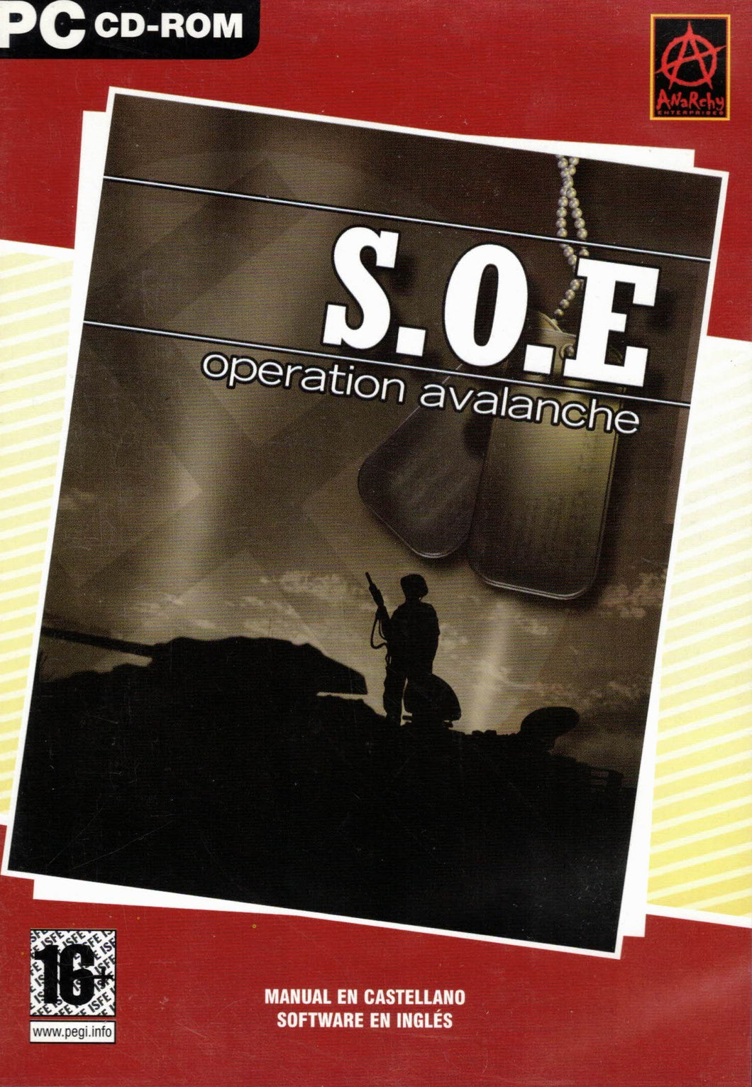 S.O.E Operation Avalanche (PC CD-ROM) C-202 (de segunda mano muy bueno)
