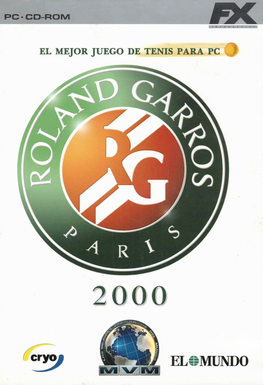Roland Garros Paris 2000 (PC CD-ROM) C-202 (de segunda mano muy bueno)