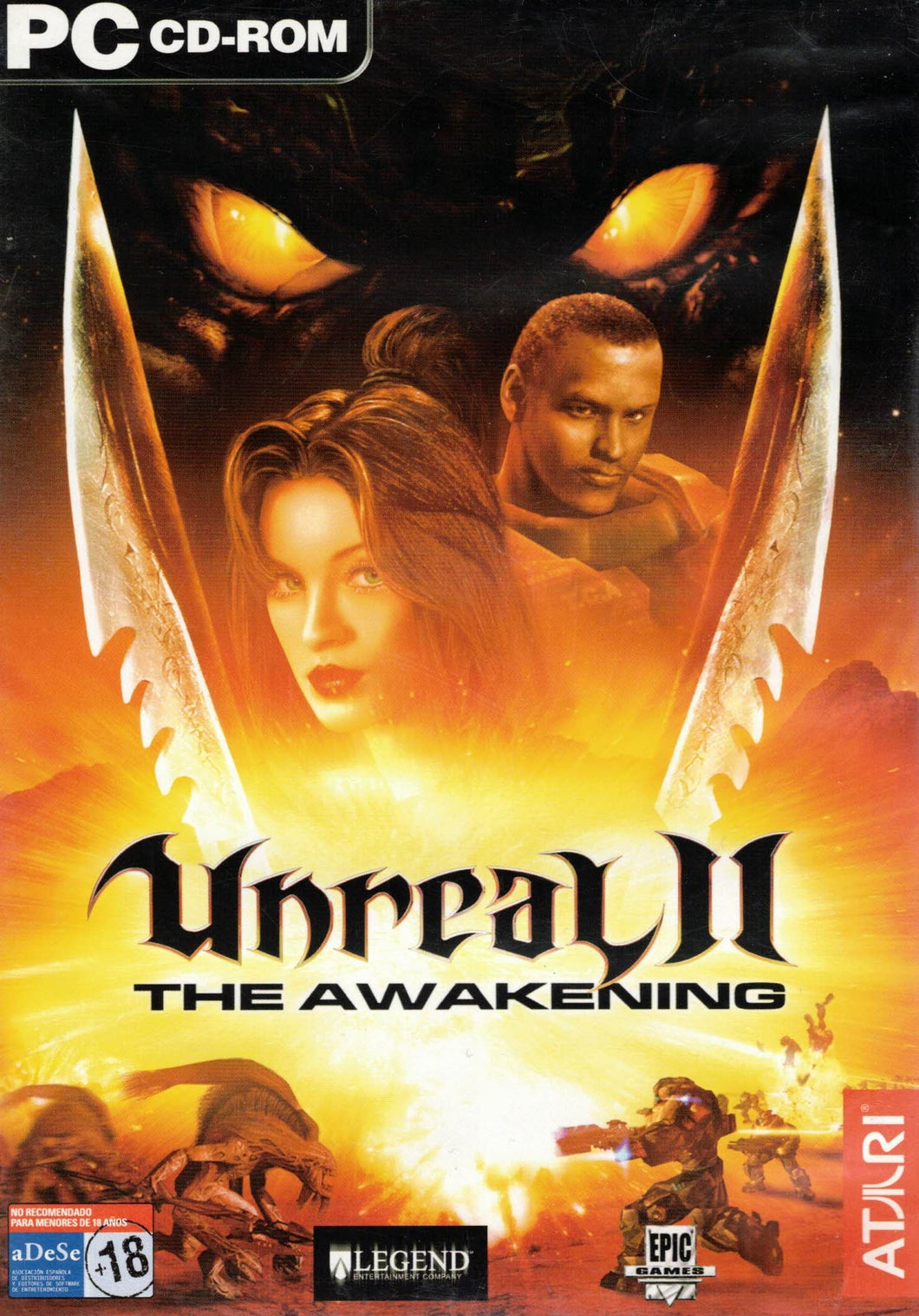 Unreal II The Awakening (PC - 3 CD) C-202 (very good second hand)