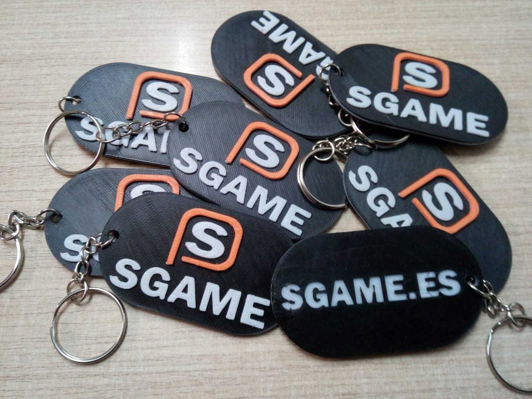 SGAME KEYRINGS PACK OF 2 UNITS (NEW)(3D PRINTING)