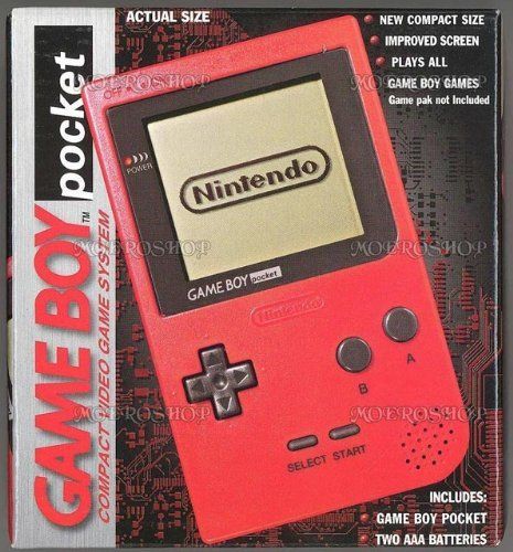 Game Boy Pocket - Red (NO BATTERY COVER)