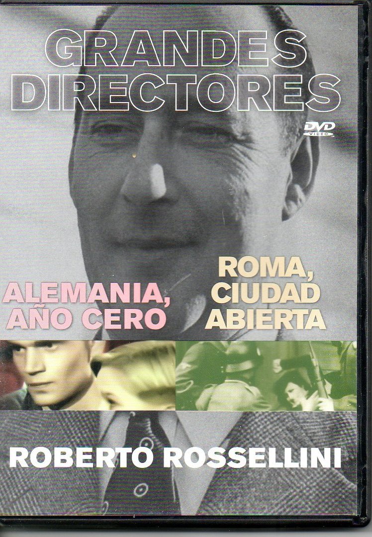 GREAT DIRECTORS: ROBERTO ROSSELLINI - GERMANY, YEAR ZERO/ROME, OPEN CITY (DVD)