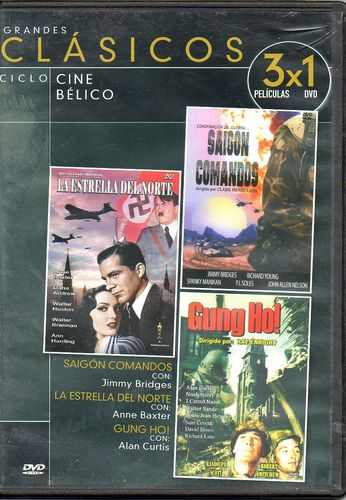 GRANDES CLÁSICOS: CINE BÉLICO - LA ESTRELLA DEL NORTE/SAIGÓN COMANDOS/GUNG HO! (DVD)