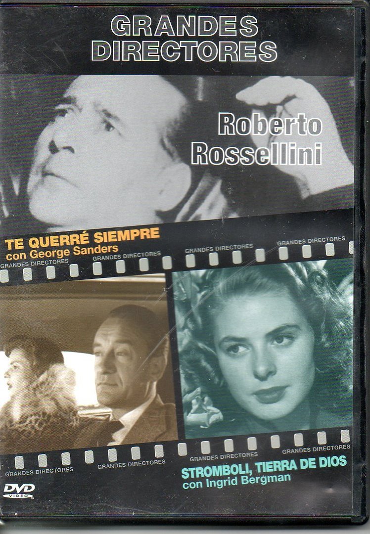 GREAT DIRECTORS: ROBERTO ROSSELLINI - I WILL LOVE YOU ALWAYS/STROMBOLI, LAND OF GOD (DVD)