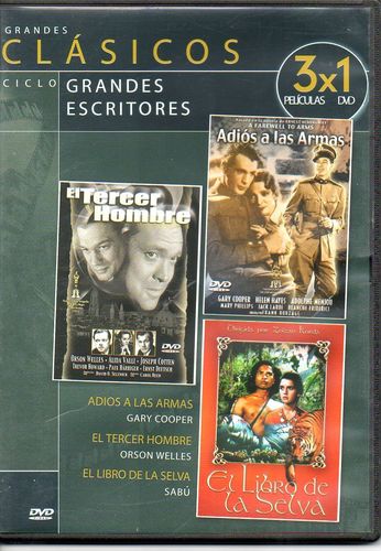 GREAT CLASSICS: GREAT WRITERS - THE THIRD MAN/FAREWELL TO ARMS/THE JUNGLE BOOK (DVD)