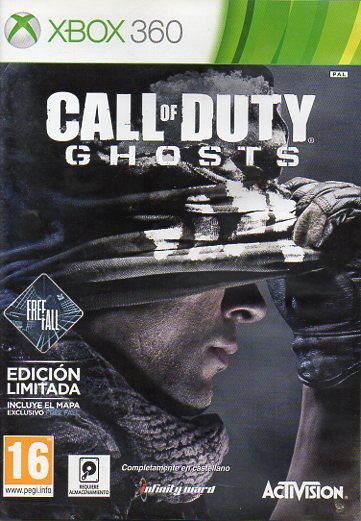 CALL OF DUTY GHOSTS + FREEFALL MAP LIMITED ED. (XBOX 360) NEW