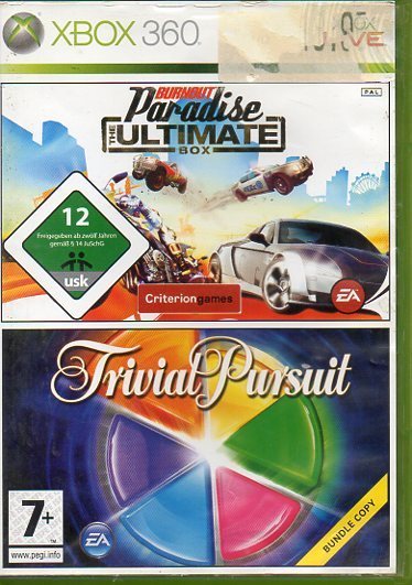 Trivial Pursuit-BURNOUT PARADISE THE ULTIMATE BOX XBOX 360