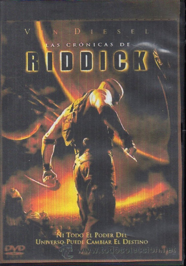 THE CHRONICLER OF RIDDICK: PITCH BLACK (DVD)(caratula fotocopiada, de segunda mano bueno)